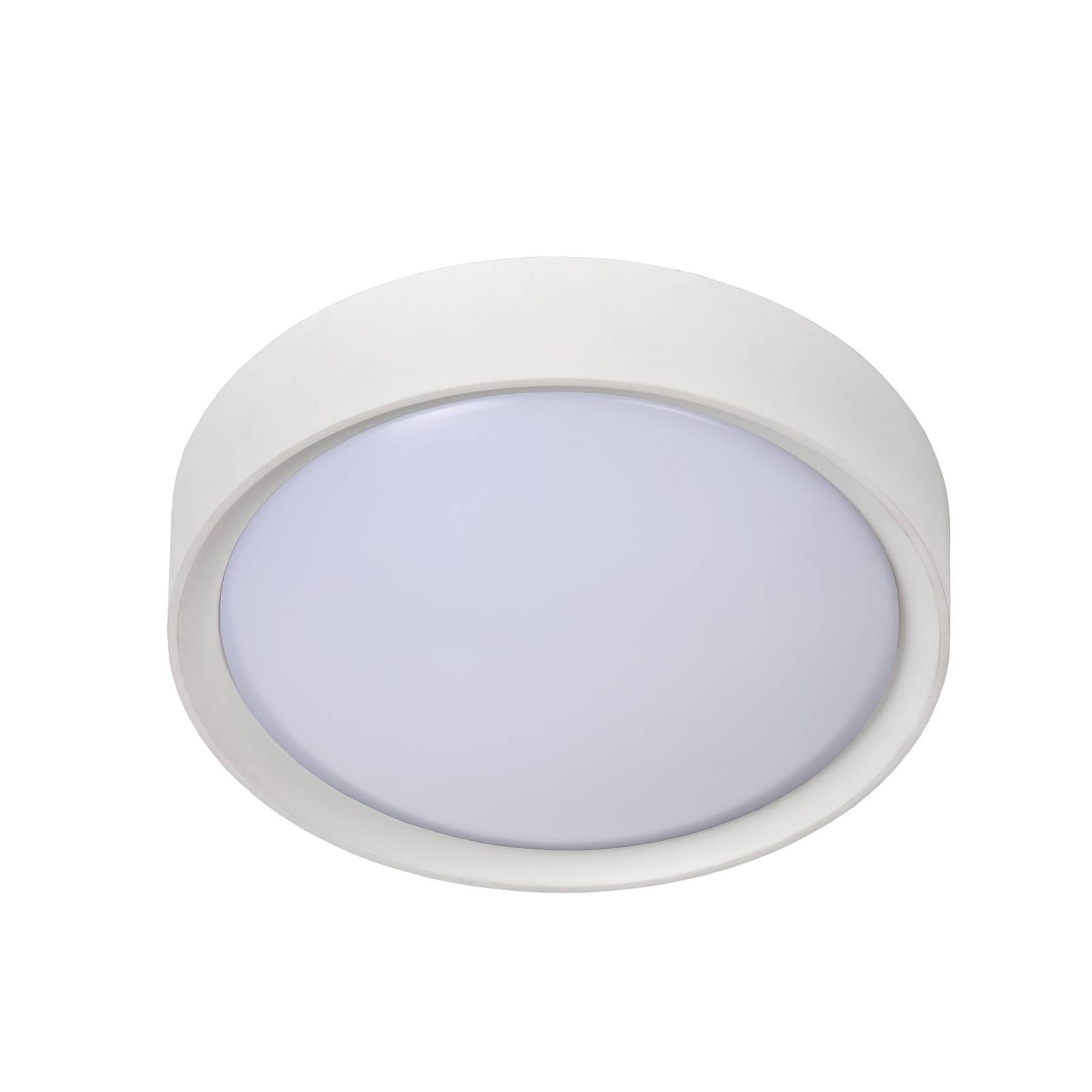 Deckenleuchte Lex, rund, Ø 25 cm, weiß