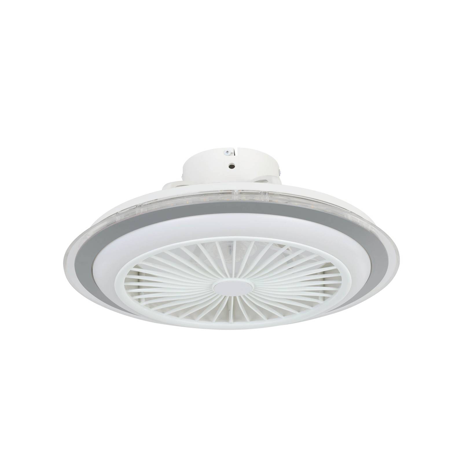 Mennyezeti ventilátor Albufeira LED CCT, fehér/sz