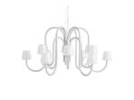 Apollo 1065 Chandelier Alu/White Opal - HAY