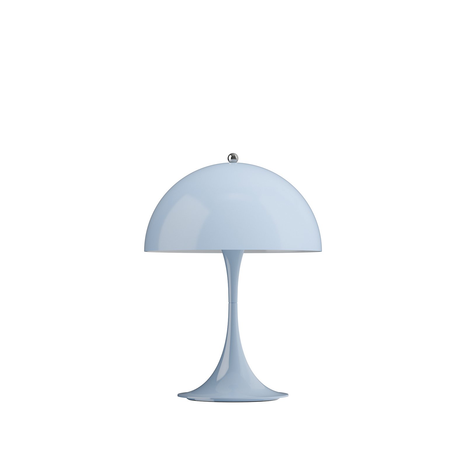 Panthella 250 LED rechargeable lamp, light blue, IP44 - Louis Poulsen