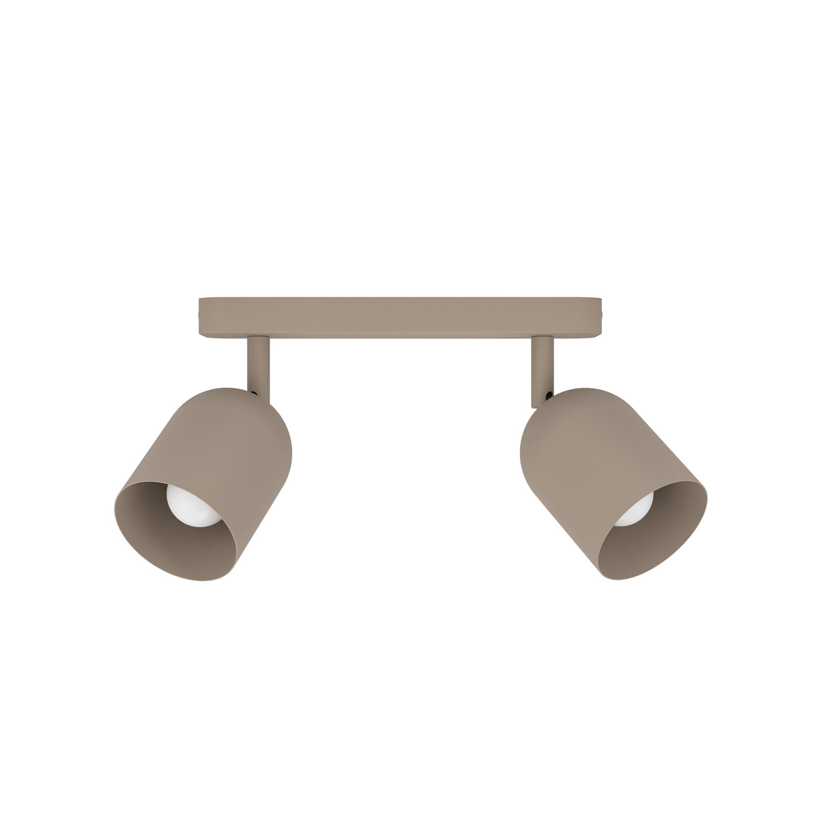 Deckenstrahler Tilston, beige, Länge 28 cm, 2-flg., Stahl