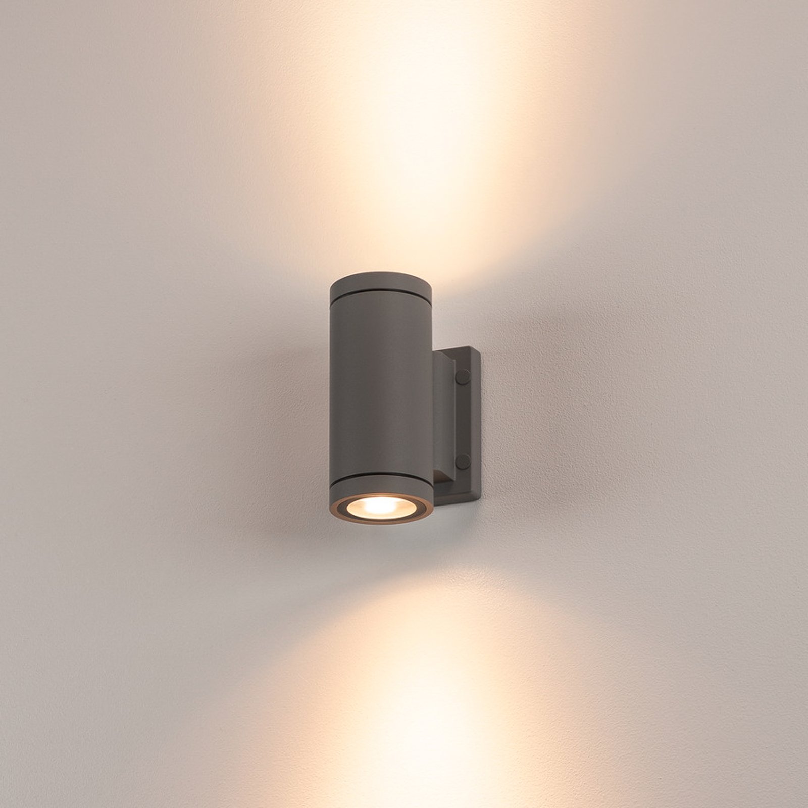 SLV vegglampe Myra, antrasitt, aluminium, bredde cm, opp/ned