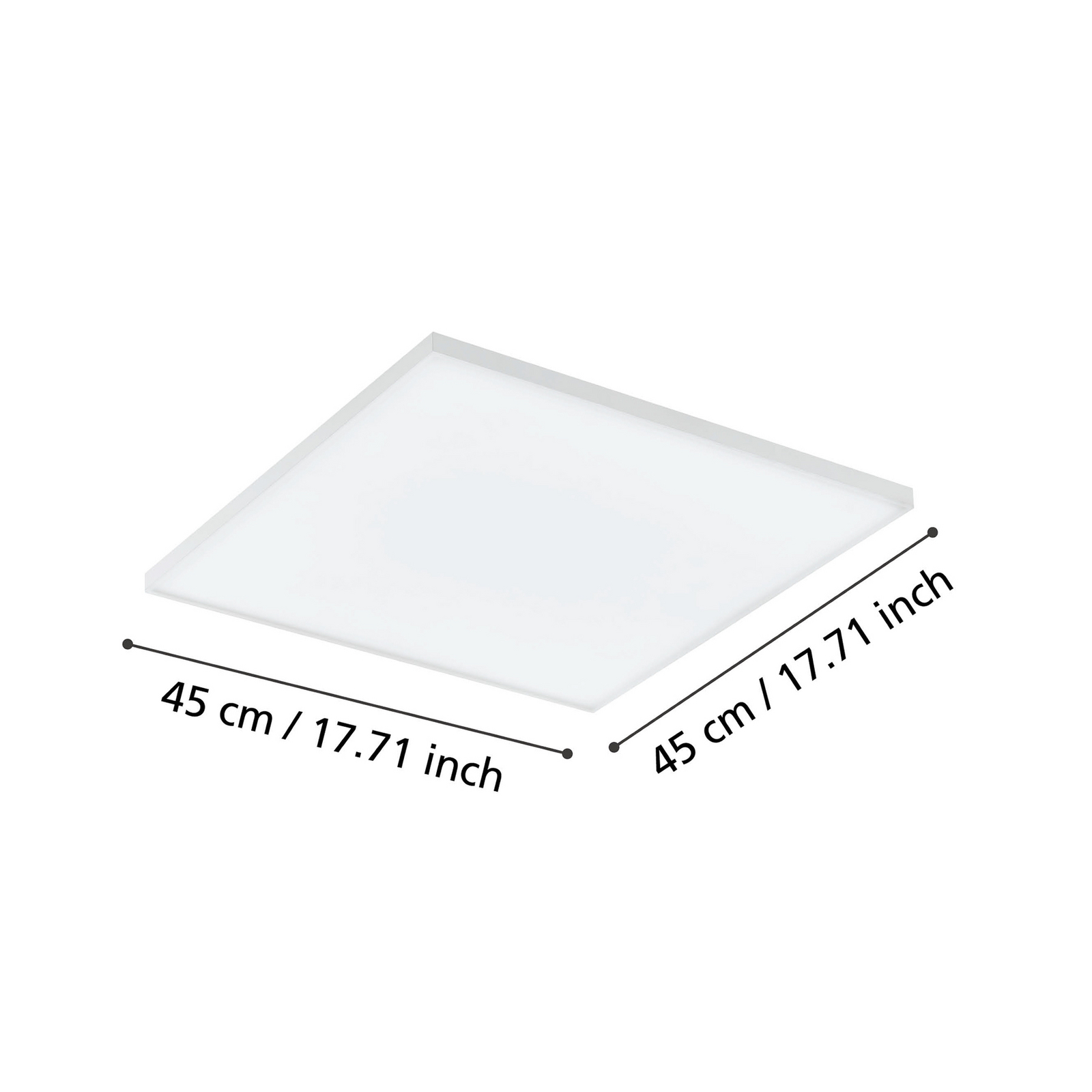 EGLO connect Turcona-Z LED griestu lampa 45x45cm EGLO connect Turcona-Z LED griestu lampa 45x45cm