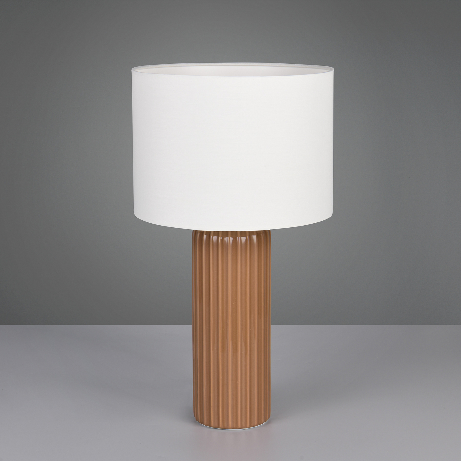 Laualamp Blair, kõrgus 51 cm, mokka, E27, keraamika