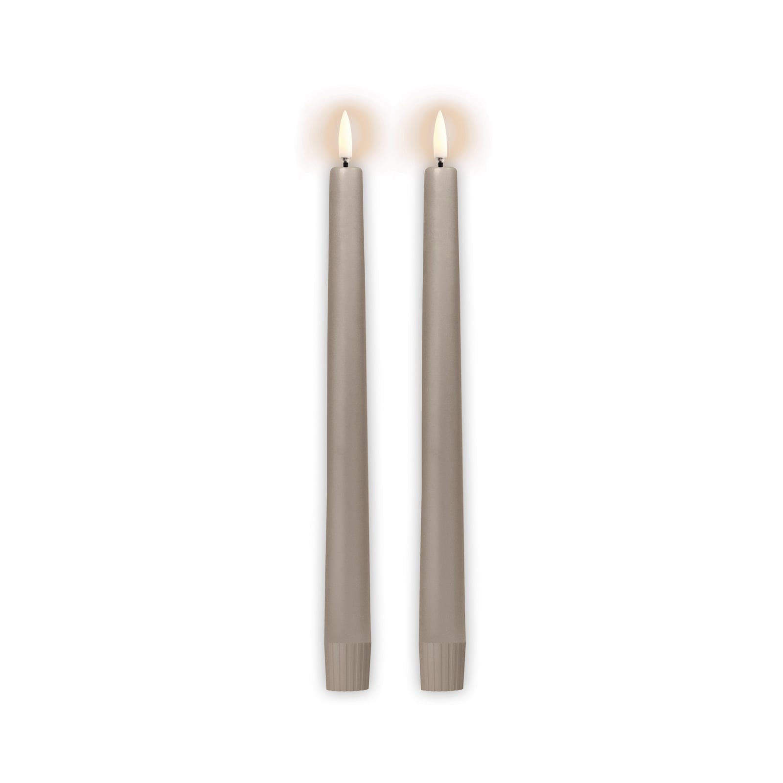 Świeca LED o stożkowym kształcie, kolor piaskowy, wysokość 25 cm, zestaw 2 Świeca LED o stożkowym kształcie, kolor piaskowy, wysokość 25 cm, zestaw 2