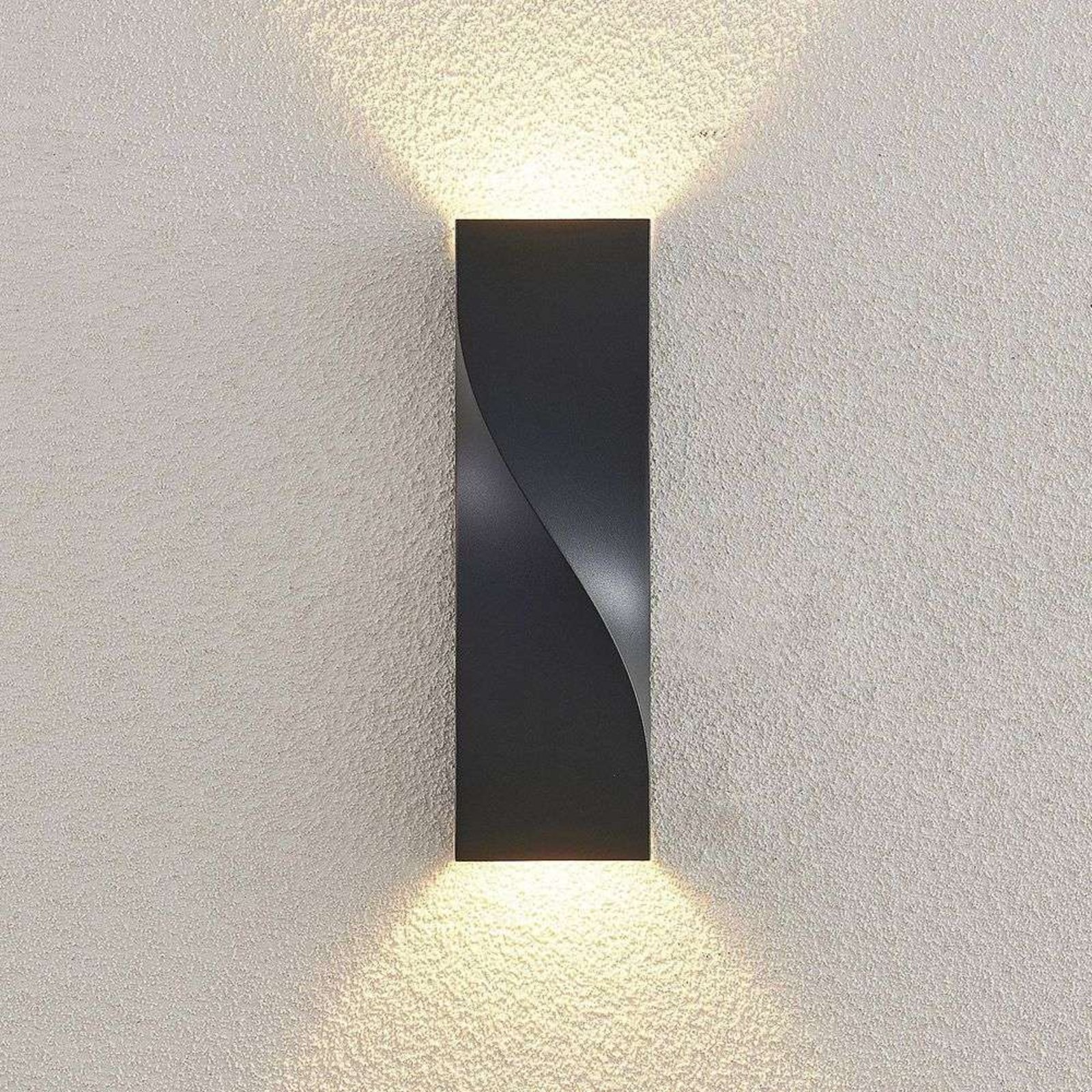 Tibelya LED Up/Down Aplica de Exterior Anthracite - Lucande