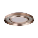 LED-taklampa Onix, Ø 60 cm, roséguld, metall