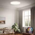 LED-taklampa Slim S dimbar CCT vit Ø 45 cm