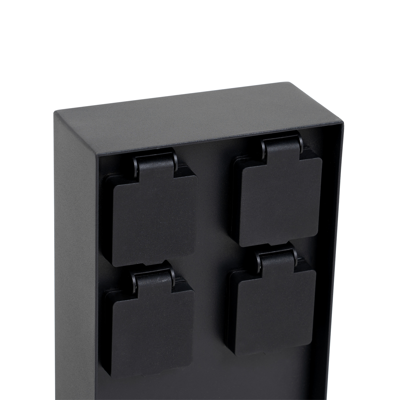Energetický stĺp Prios Foranda, 4 kusy, čierny, 23 cm