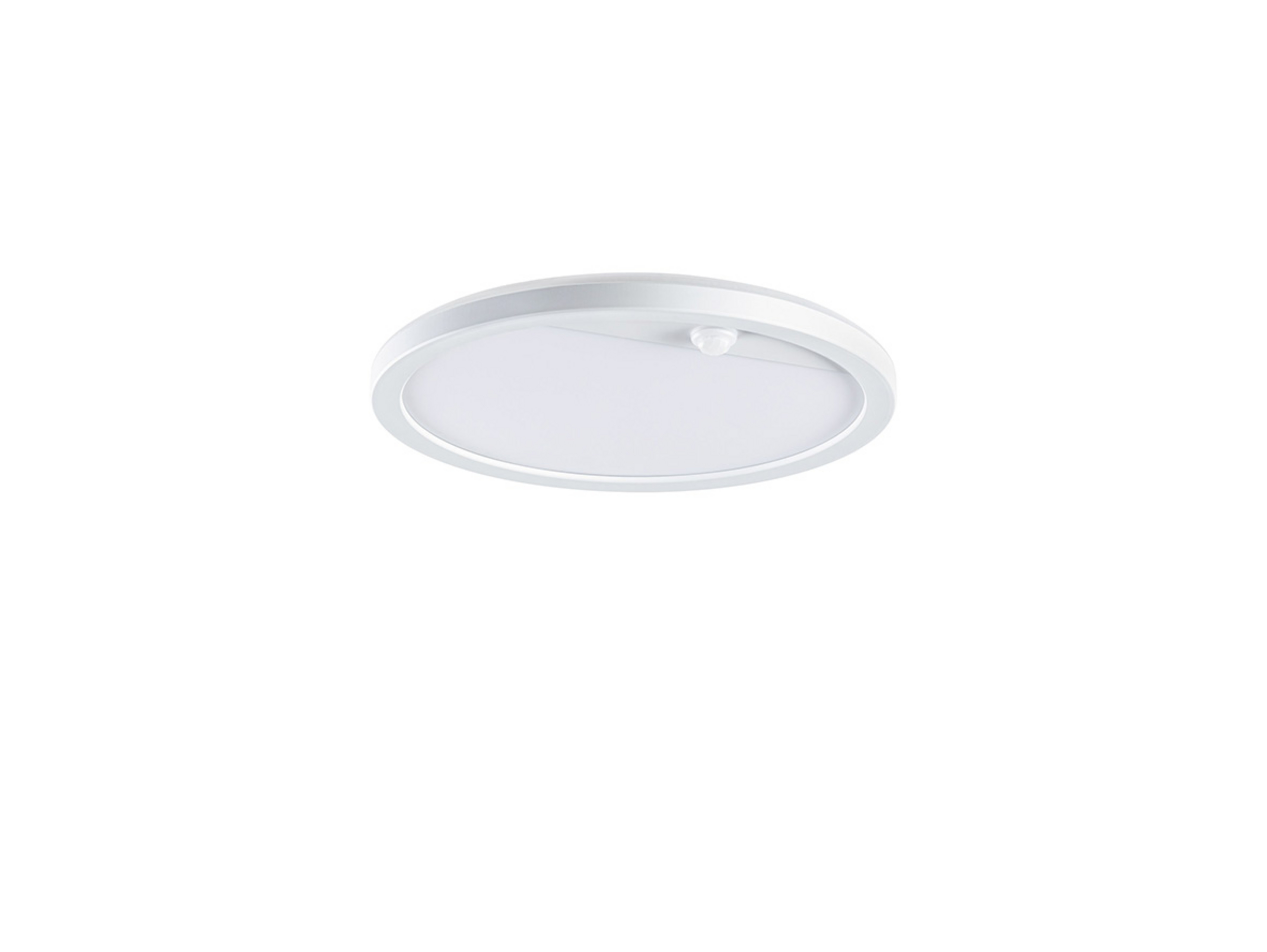 Lamina Outdoor Wall/Ceiling Lamp w/Sensor Round SWR White - Paulmann