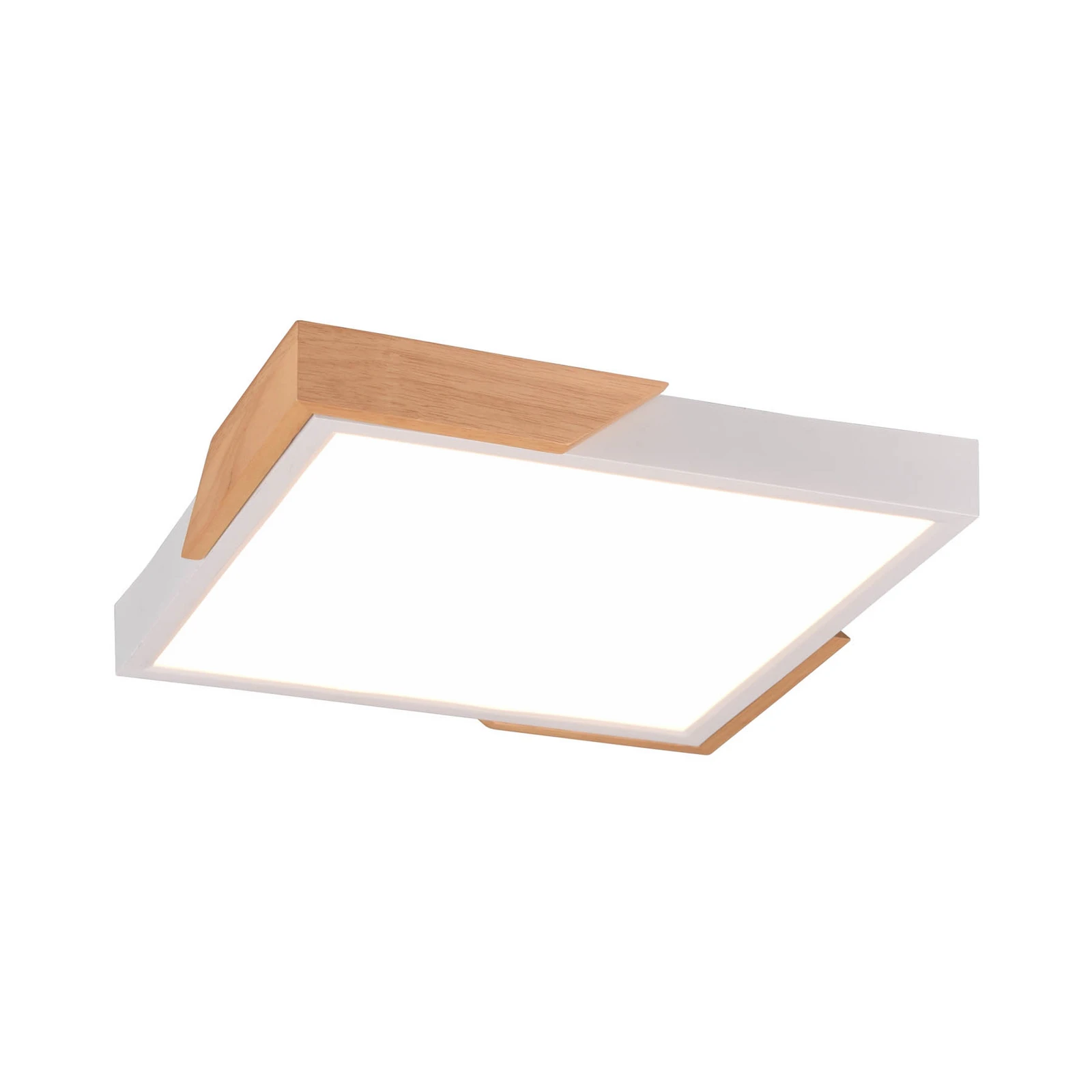 Мета LED лампа за таван, 31,5x31,5 см, 3000К, бяла