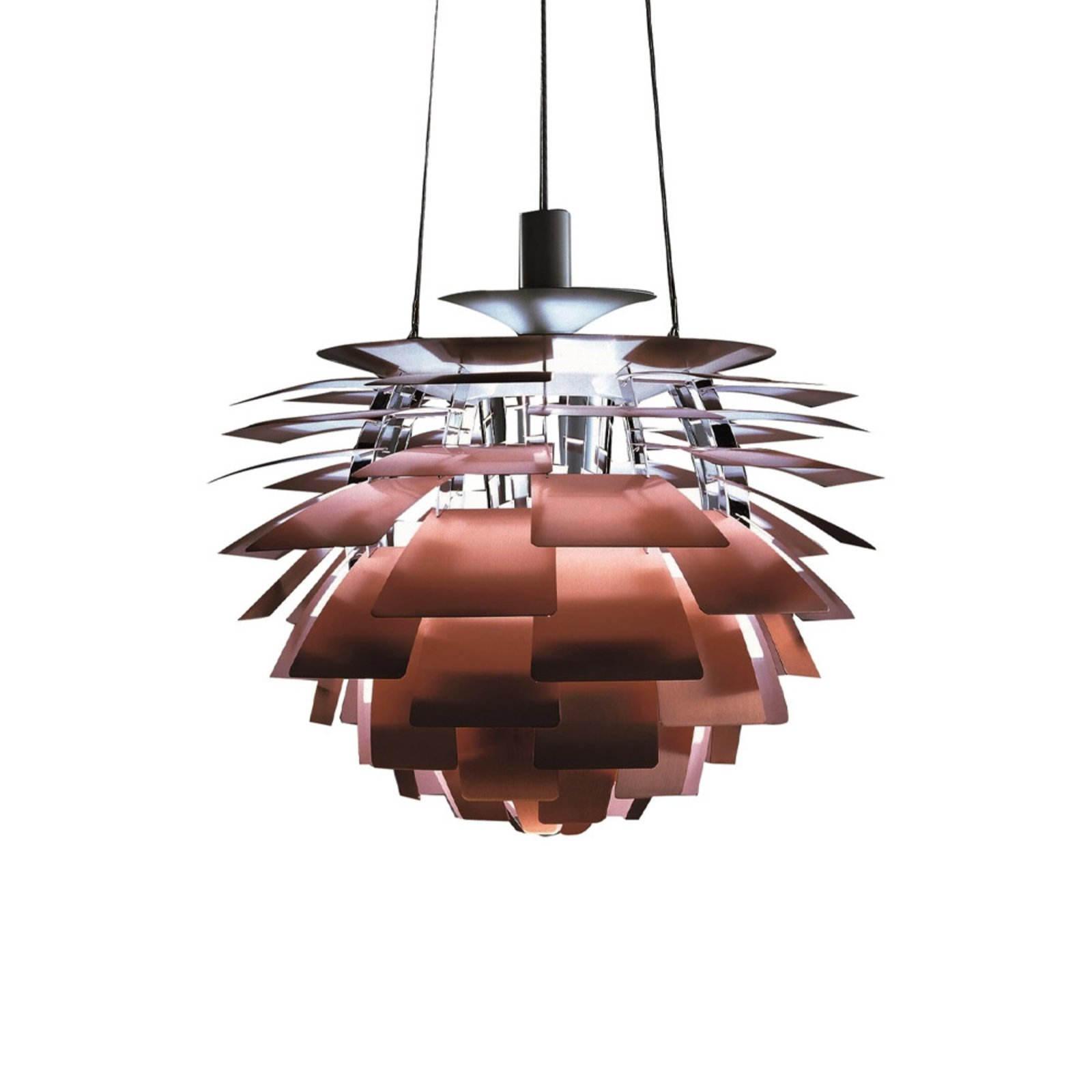 PH Artichoke Taklampa Ø600 Copper - Louis Poulsen