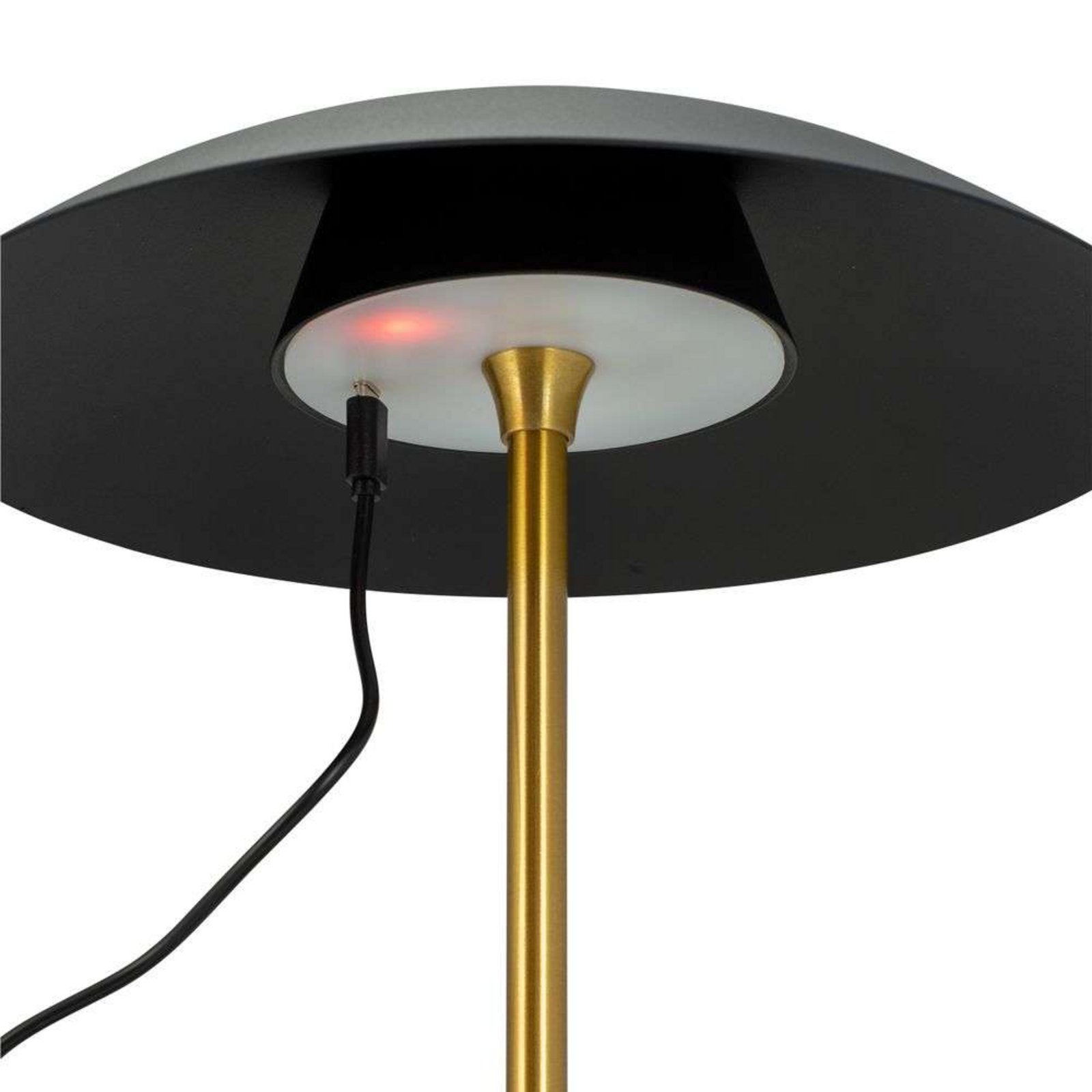 Moon Portable Candeeiro de Mesa Black/Brass - DybergLarsen