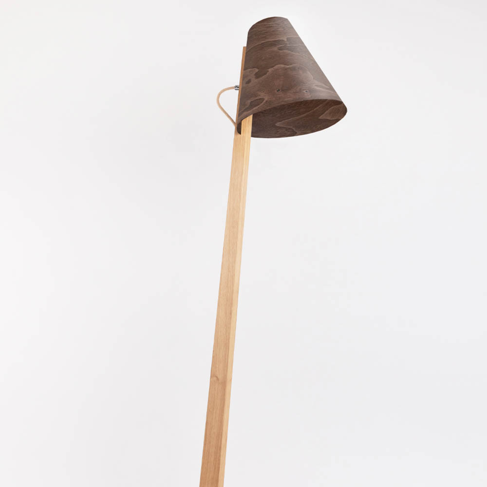 ALMUT 1411 -lattiavalo, kaareva Ø 30 cm, pähkinä