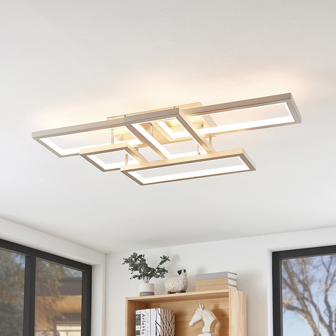 Lucande Avilara plafonnier LED aluminium, dimmable