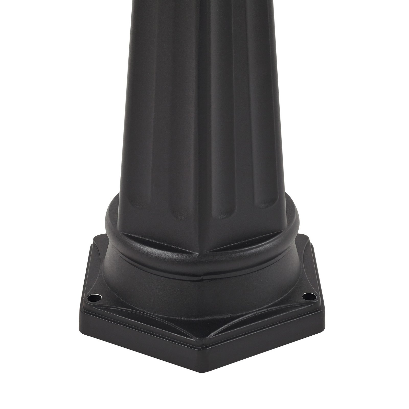 Prios LED välisvalgusti Thorus, 204 cm, must, 3-valgusti, IP44