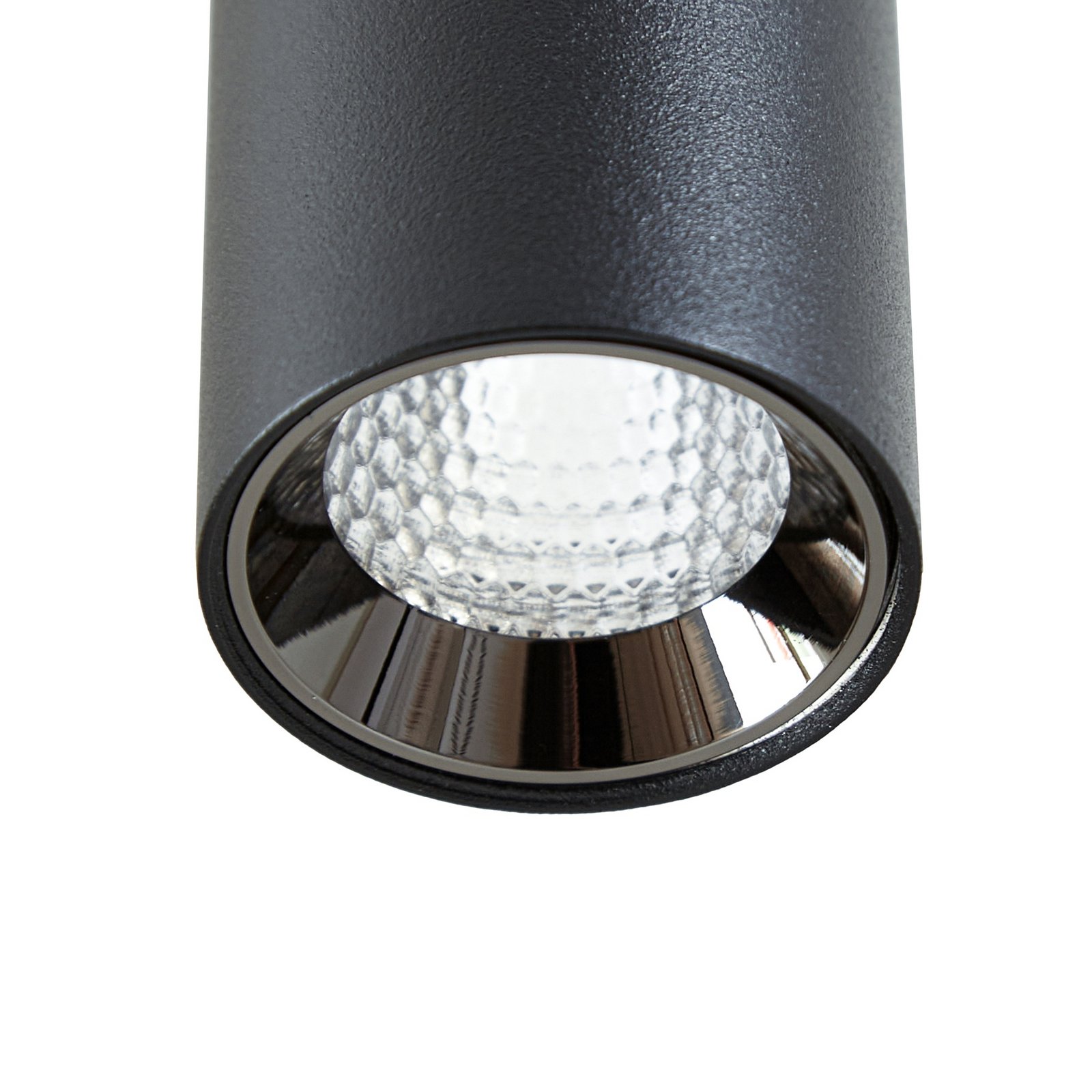 Suspension LED Lindby Lumaro, noir, 27 cm, 48 V, à intensité variable Suspension LED Lindby Lumaro, noir, 27 cm, 48 V, à intensité variable