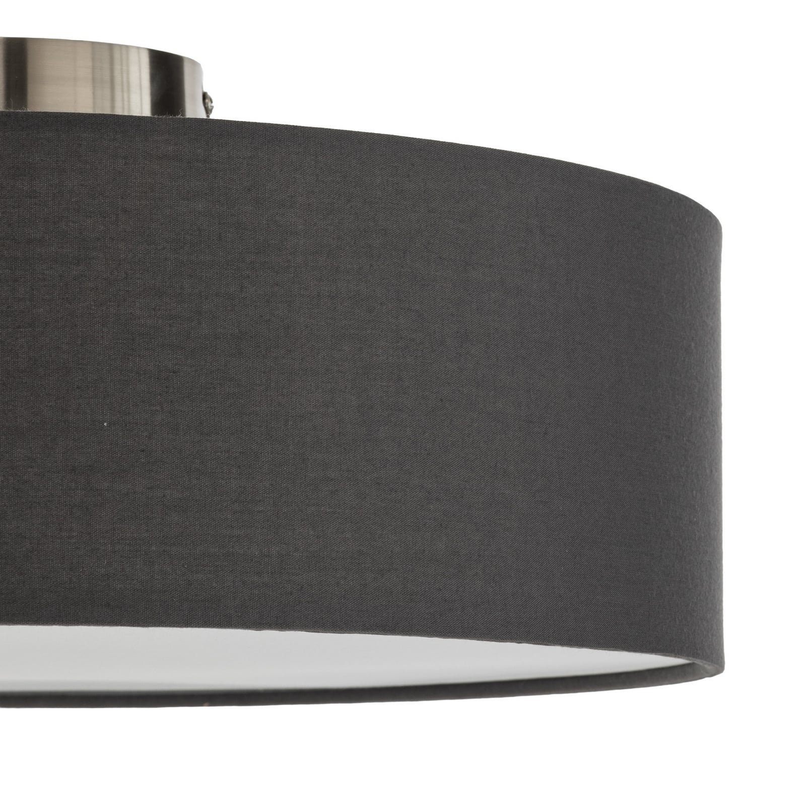 Sebatin Deckenleuchte Ø40 Grey/White/Nickel - Lindby Sebatin Deckenleuchte Ø40 Grey/White/Nickel - Lindby
