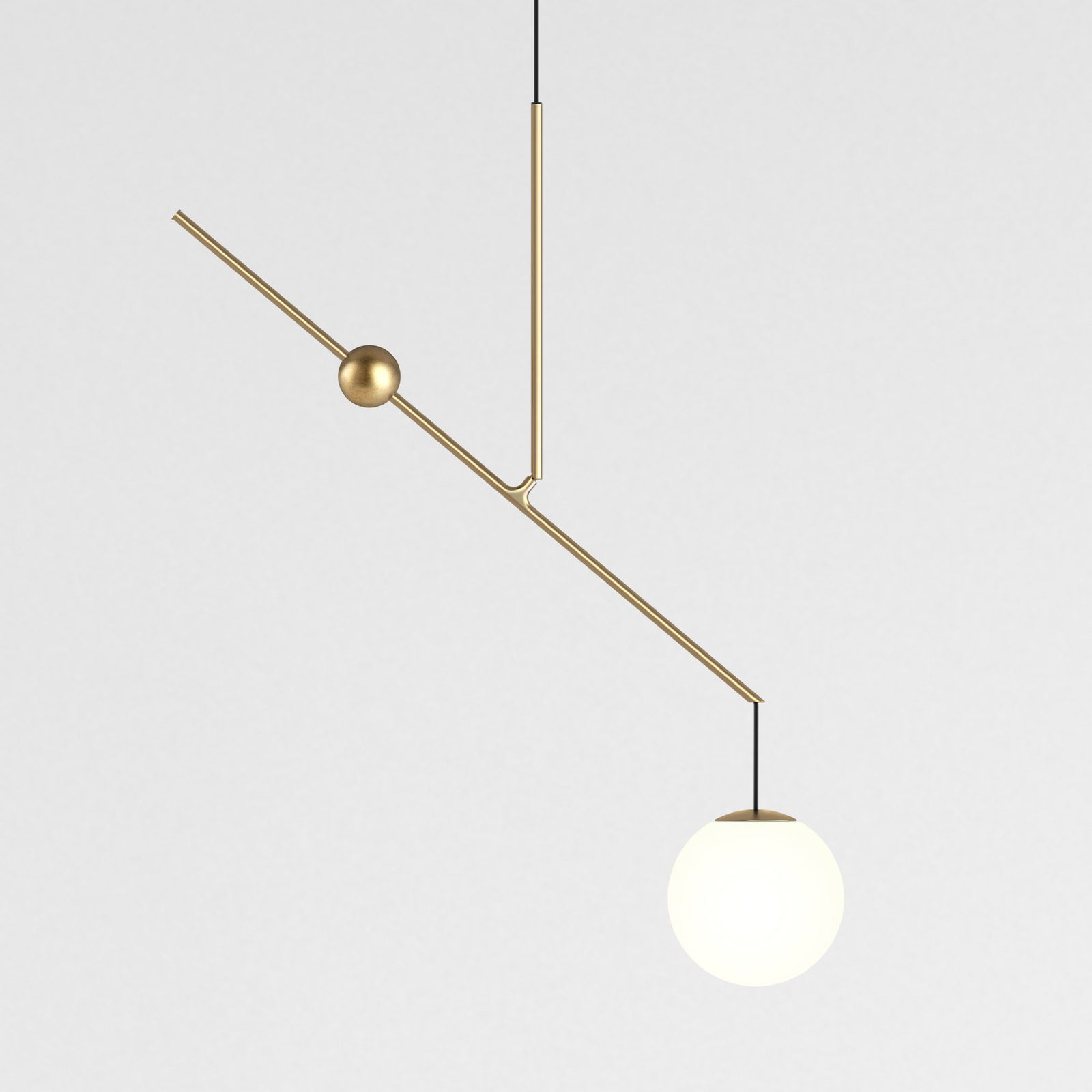 Luceplan Malamata Hängelampe, Länge 106 cm