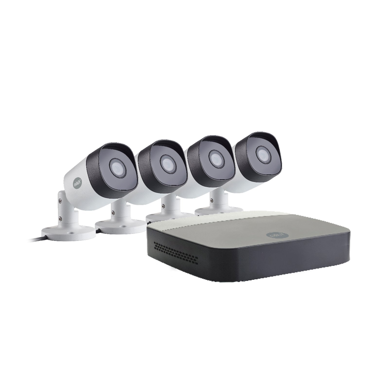 Yale CCTV Kit 4 Kameras und 1TB Festplatte weiß