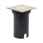 Andor Square Spot a Incasso da Esterno Stainless Steel - Nordlux