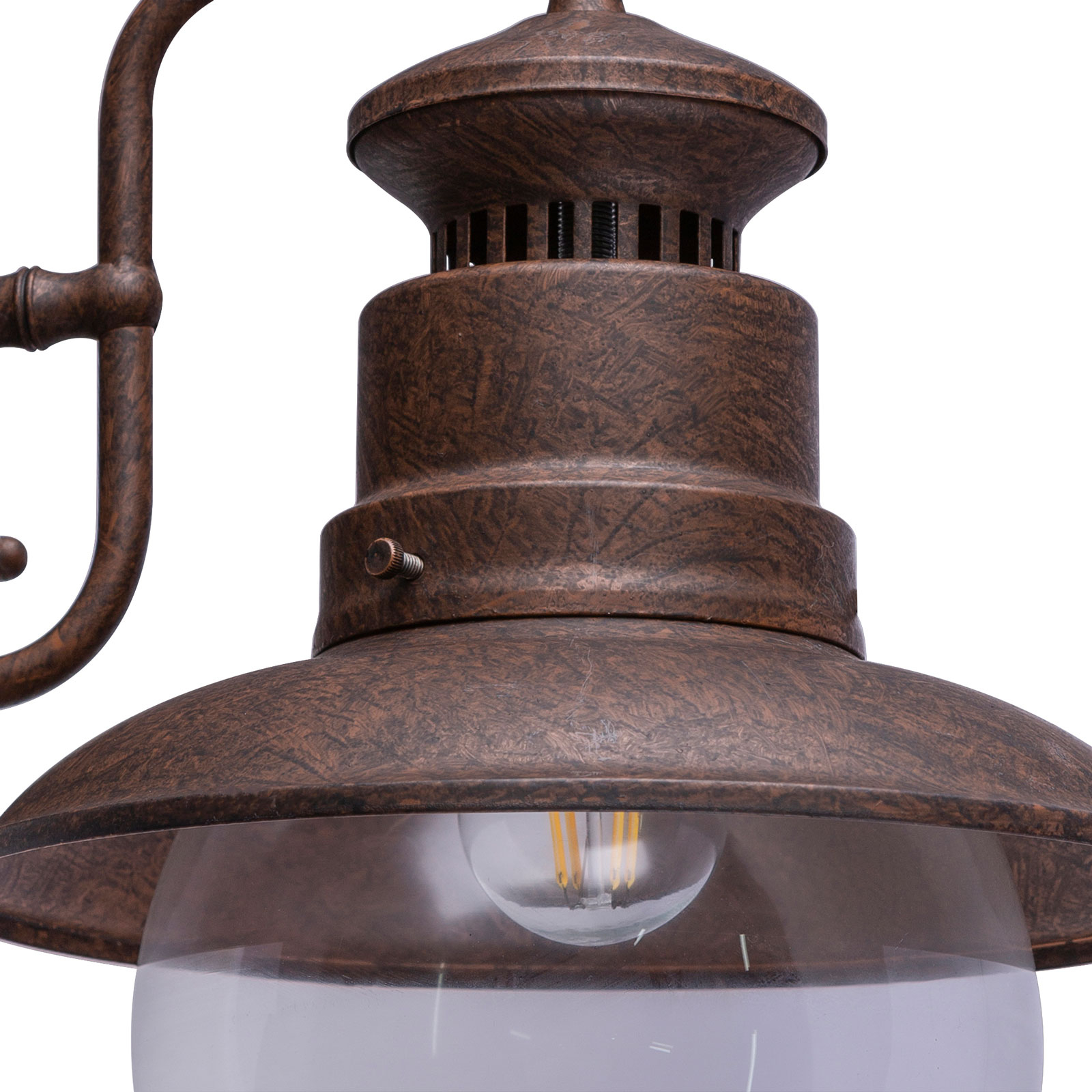 Sella kültéri fali lámpa rozsdaszínű acélból