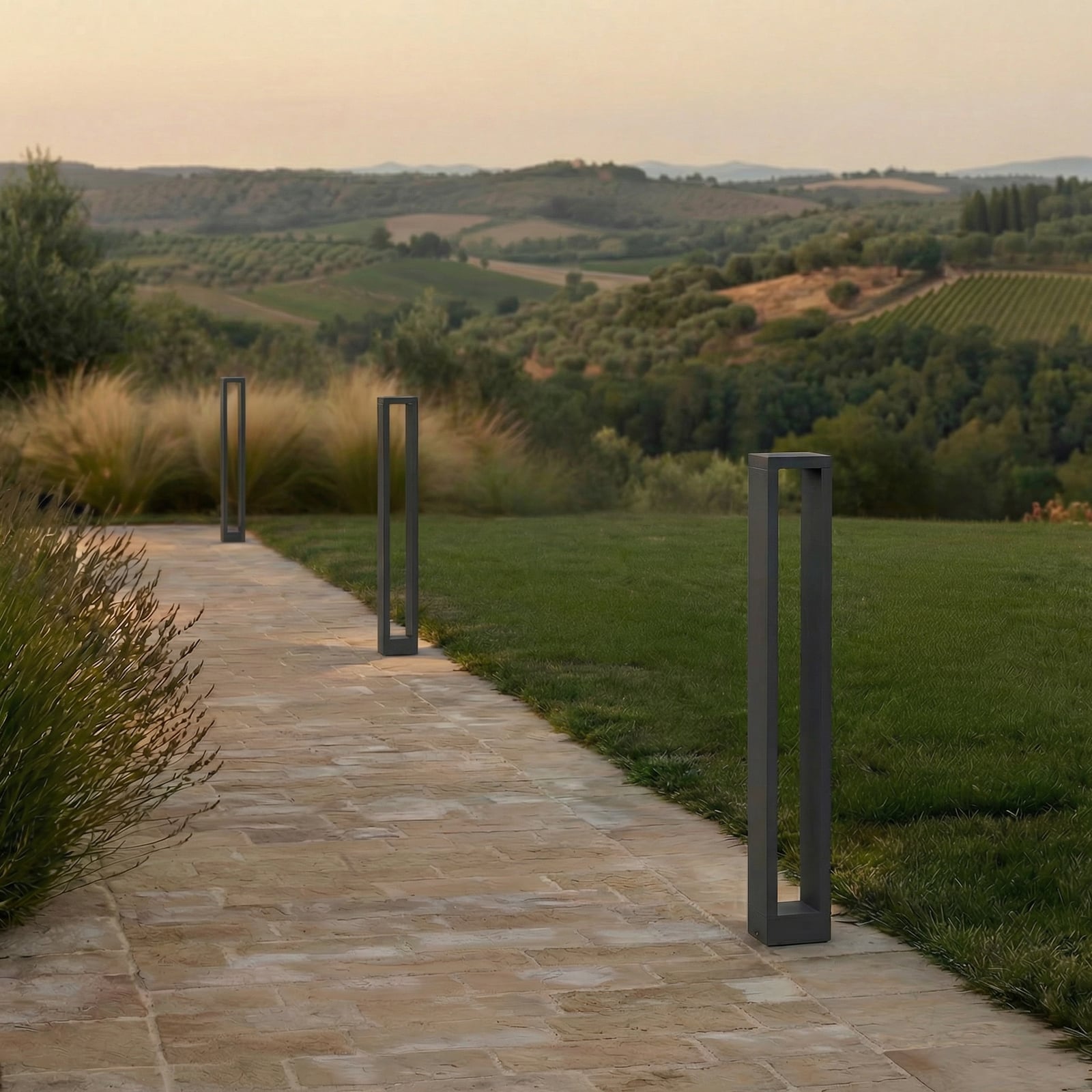 Jupp High Kültéri Kerti Lámpa IP54 Graphite - Lucande