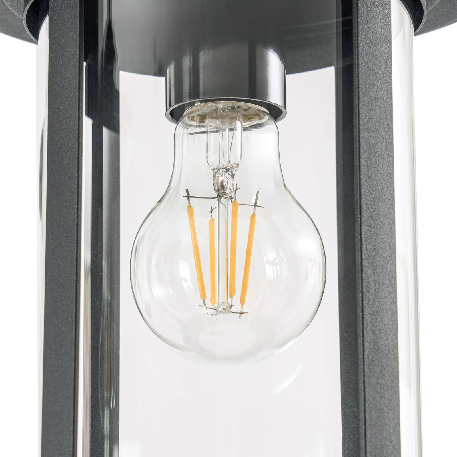 Lindby Außenleuchte Zayn, schwarz, 1-flg., Höhe 220 cm, IP65 Lindby Außenleuchte Zayn, schwarz, 1-flg., Höhe 220 cm, IP65