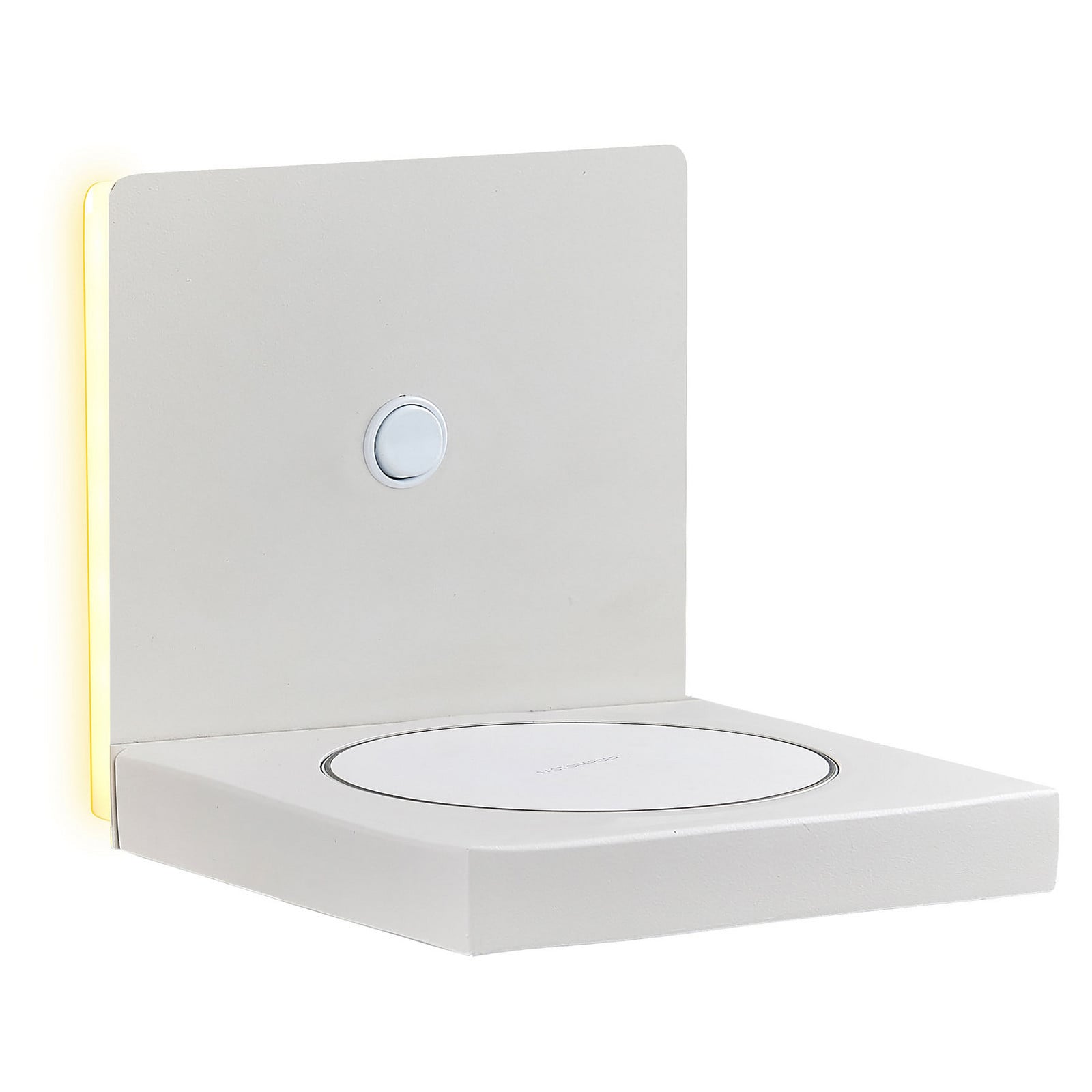 Mantra Iluminación Candeeiro de parede LED Zanzibar com estação de carregamento, branco - candeeiros Quarto de dormir - Moderno - Metal