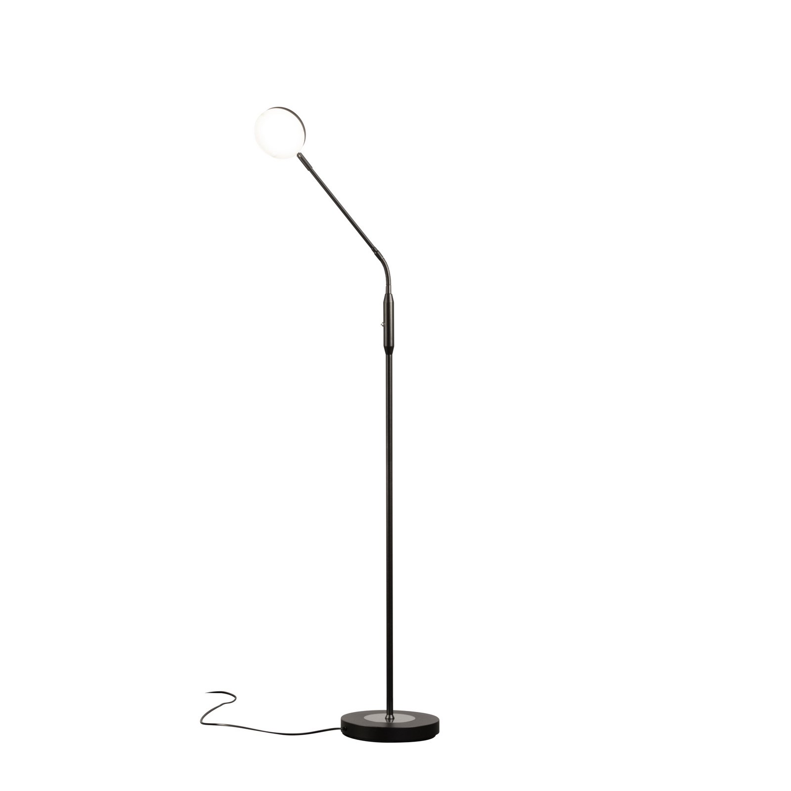 LED-gulvlampe Sorento, sandgrå, høyde 138 cm, CCT dimbar