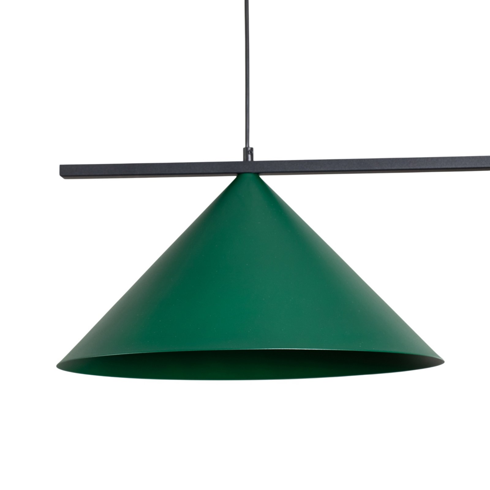 Lampada a sospensione Capital, verde, a 2 luci, Ø 46 cm, GX53