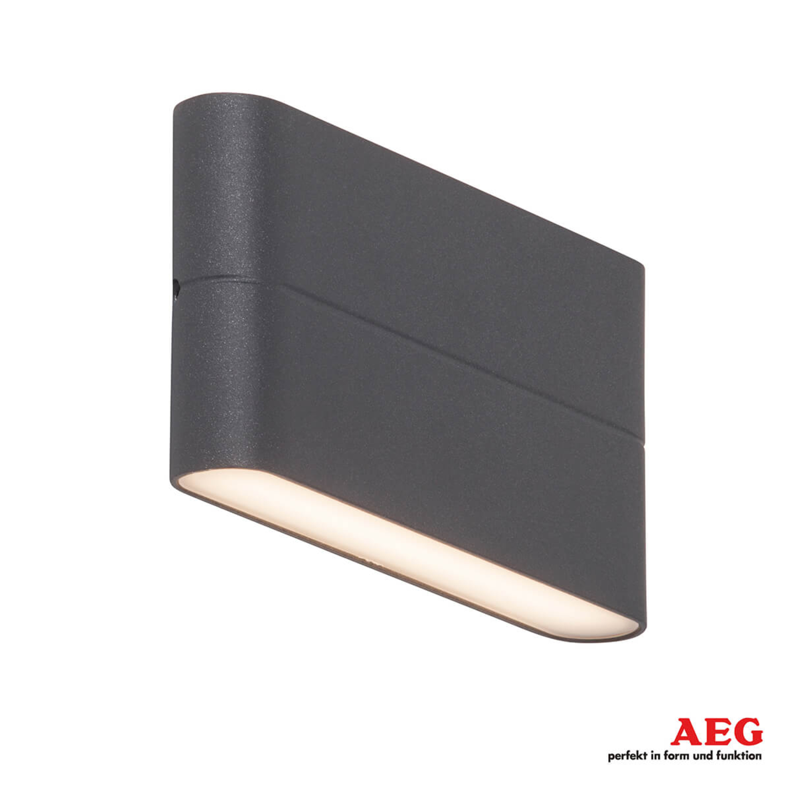 AEG Telesto - LED outdoor wall light up and down, metal, plastic, 6 W, energy efficiency: A+, W: 17.5 cm, H: 9 cm