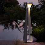 LED-Solarleuchte Osmoz aus Aluminium, 175 cm