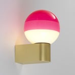 MARSET Candeeiro de parede LED A1 Dipping Light, rosa/dourado