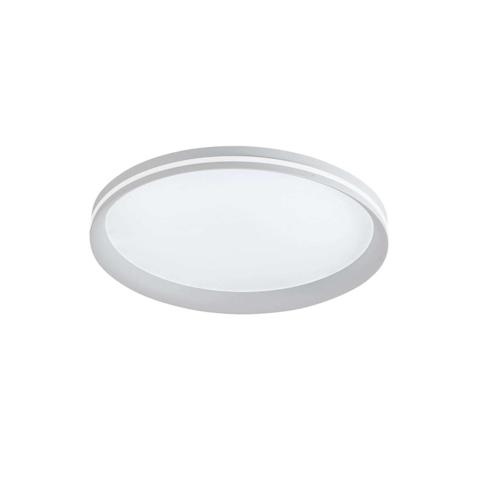 LED stropní svítidlo Isy, bílé, Ø 45 cm, kov, CCT, stmívatelné