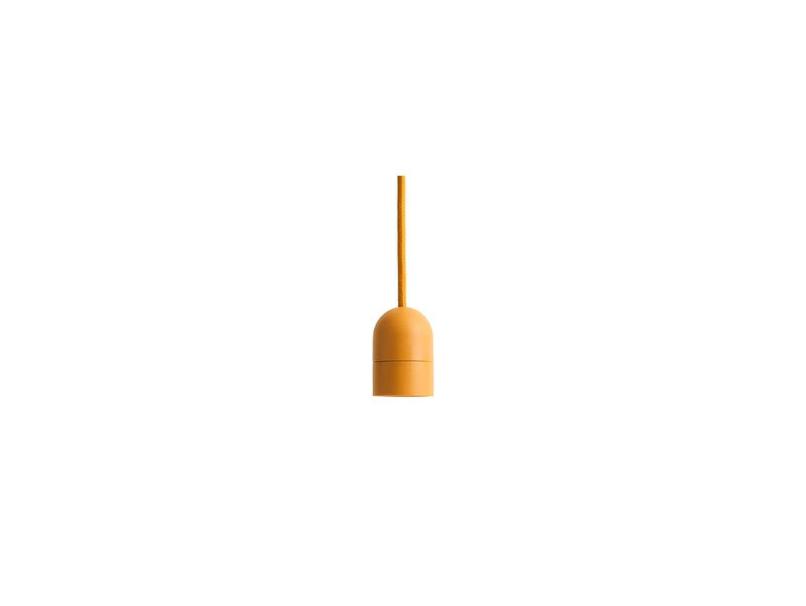 HAY E27-Pendelfassung COMMON, gelb, Ø 4,5 cm