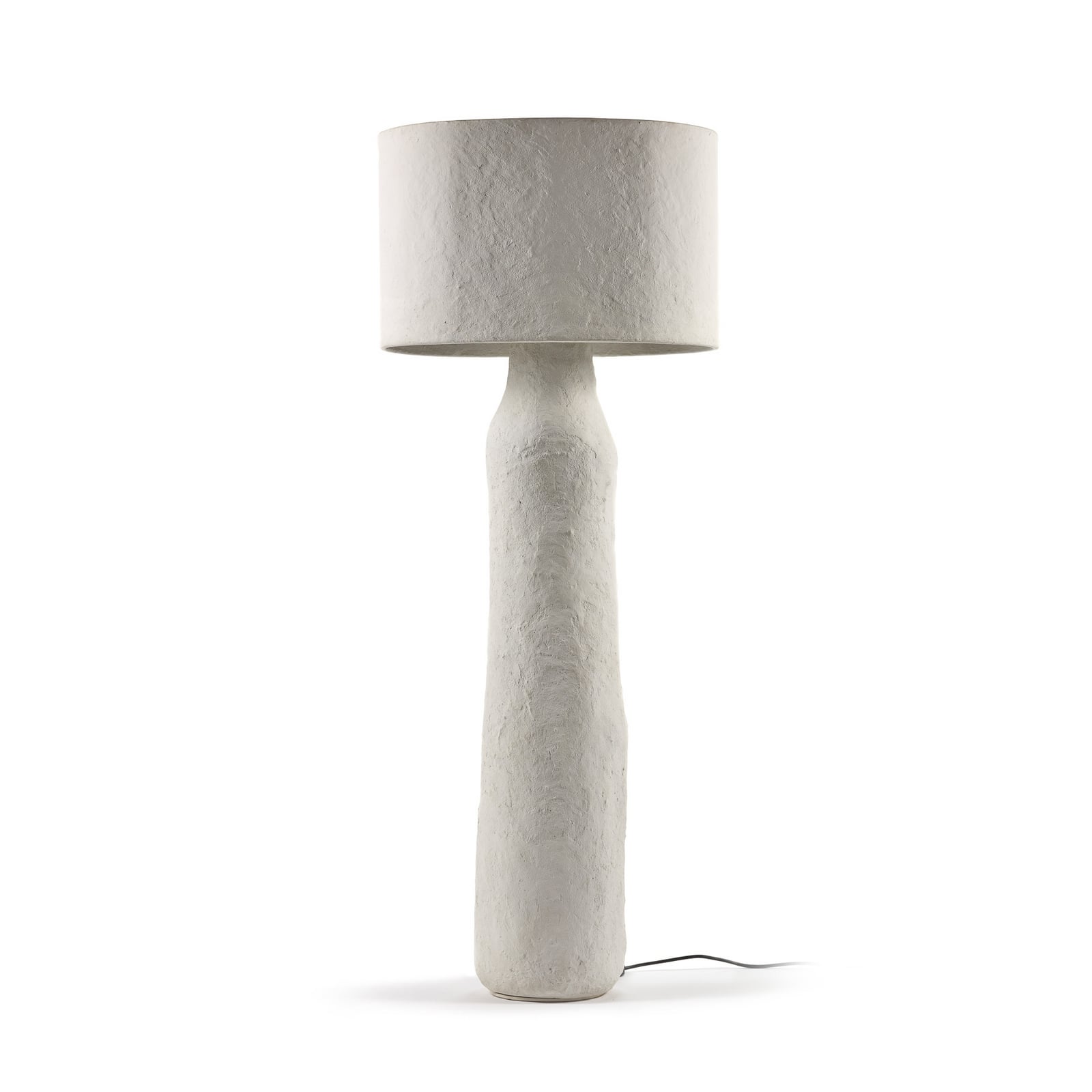 01 WHITE EARTH gulvlampe, hvid, papmaché, højde 148 cm, E27 – Serax