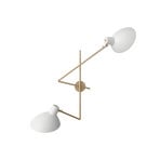 VV Cinquanta Twin Vägglampa Brass/White - Astep