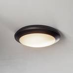 Sensor-LED plafondlamp Umberta zwart, CCT