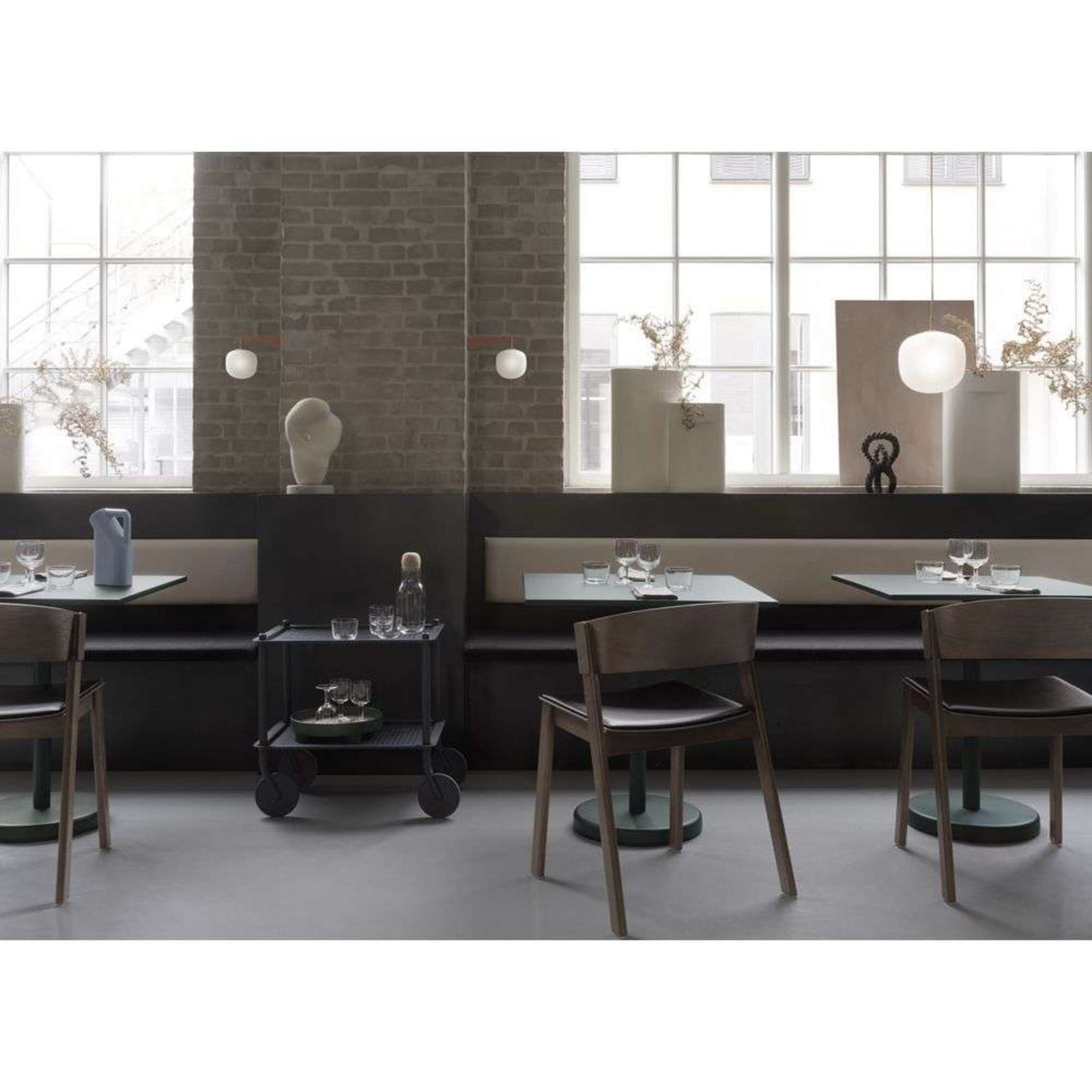 Rime Pendelleuchte Ø18 Orange Muuto - Wohnzimmer - Glas