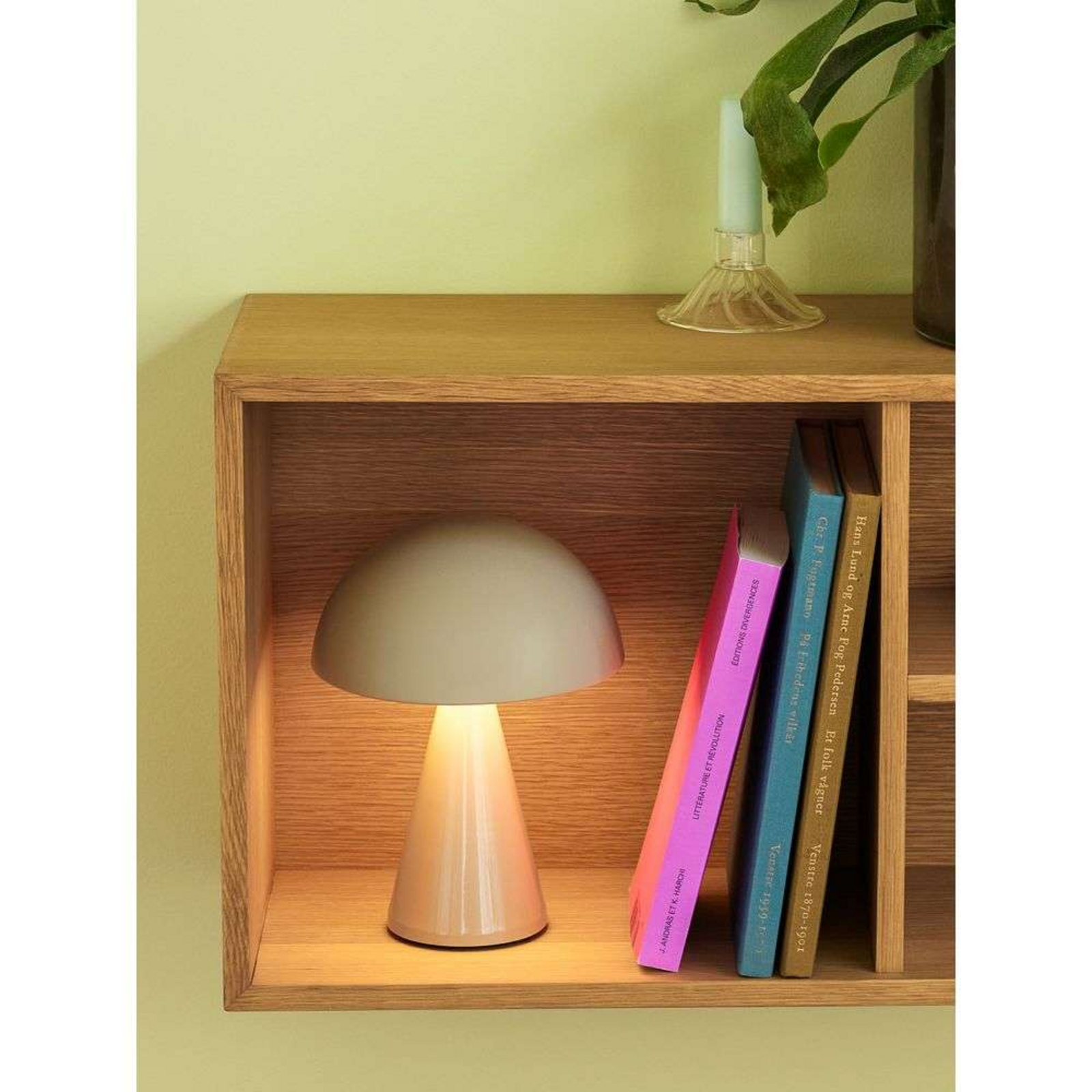 Mush LED Portable Table Lamp Dim. Sand - Hübsch