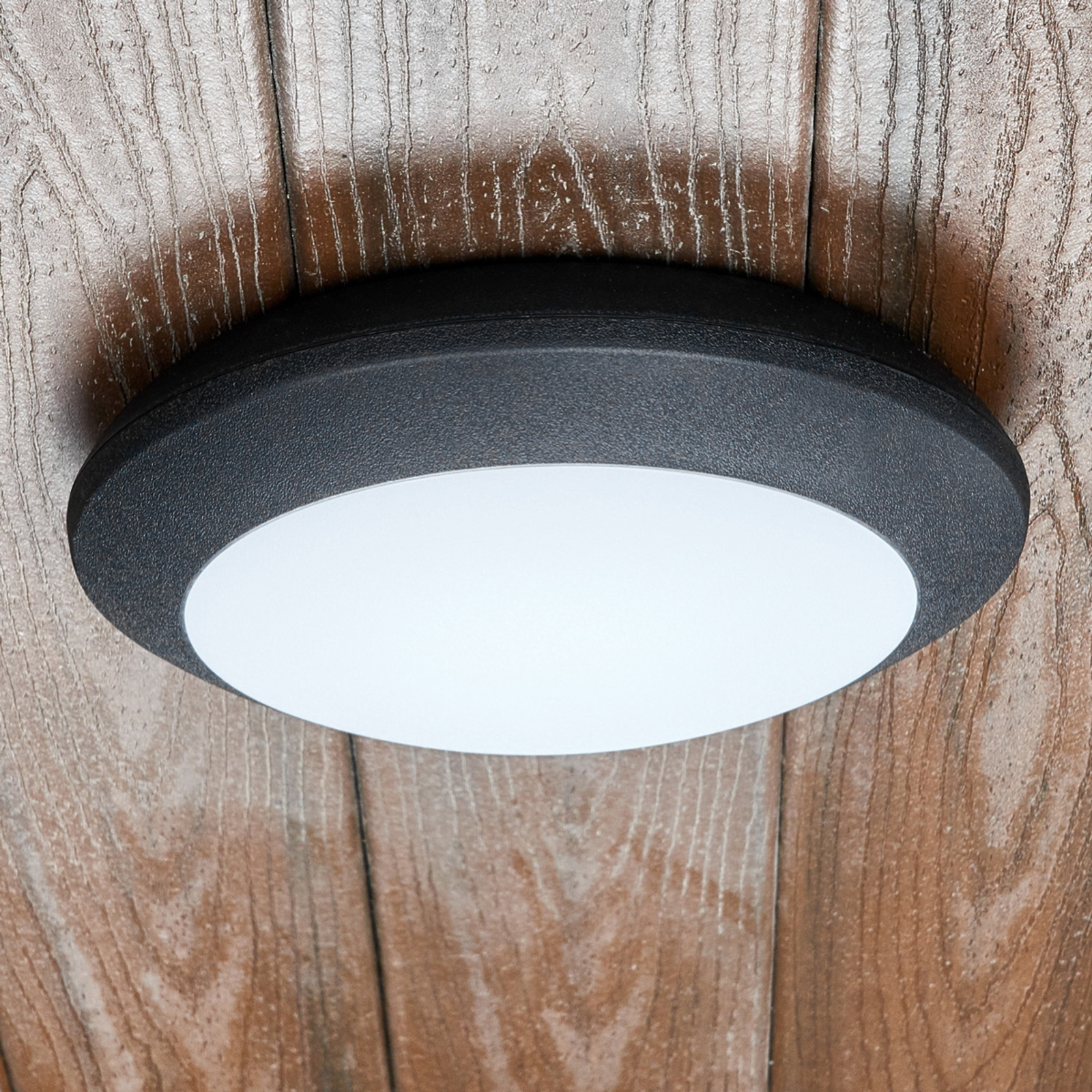LEDAußenDeckenleuchte Berta schwarz 11W 3.000K kaufen Lampenwelt.de