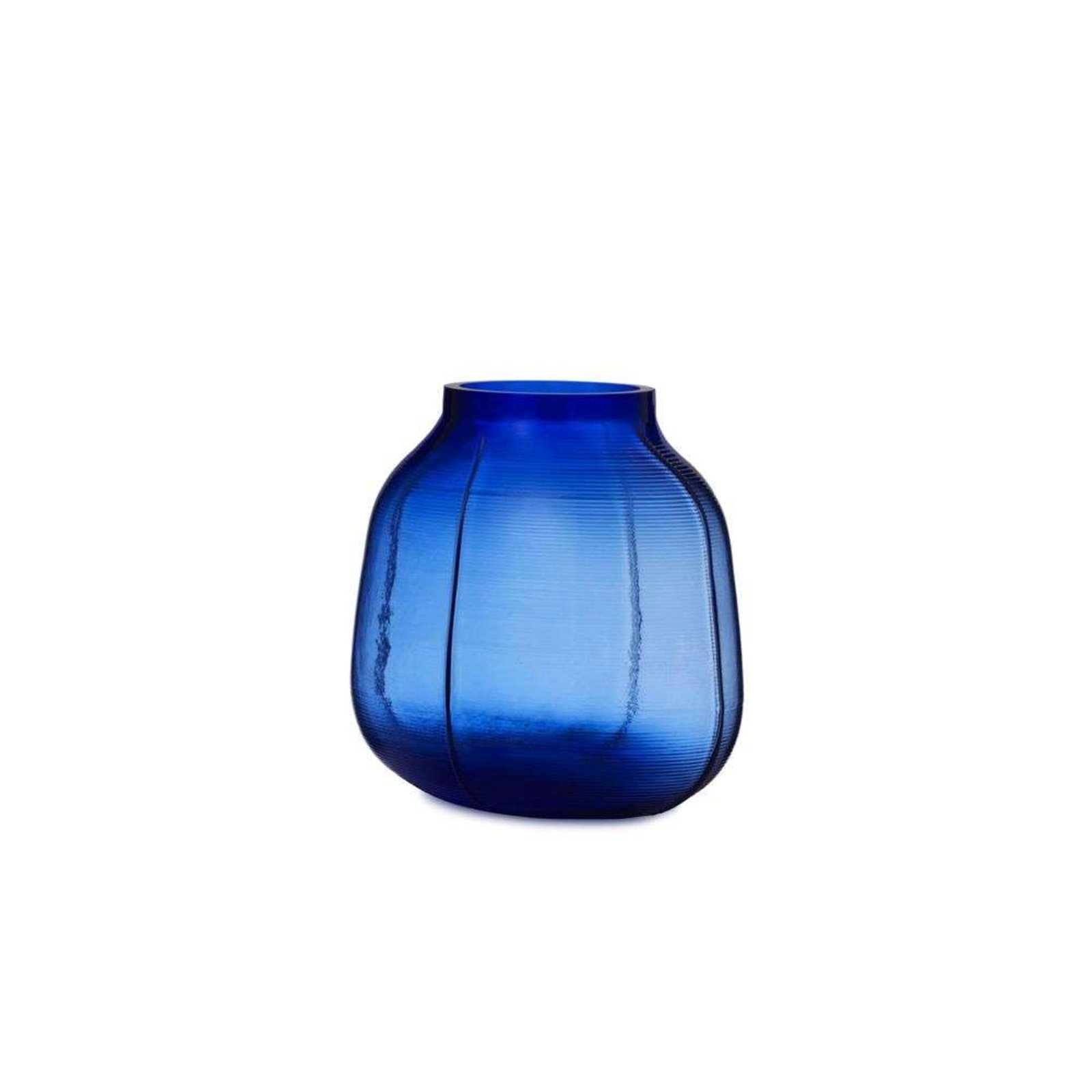 Step Vase H23 Blue - Normann Copenhagen