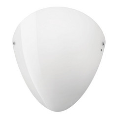 Ovalina - aplique E27 blanco brillante