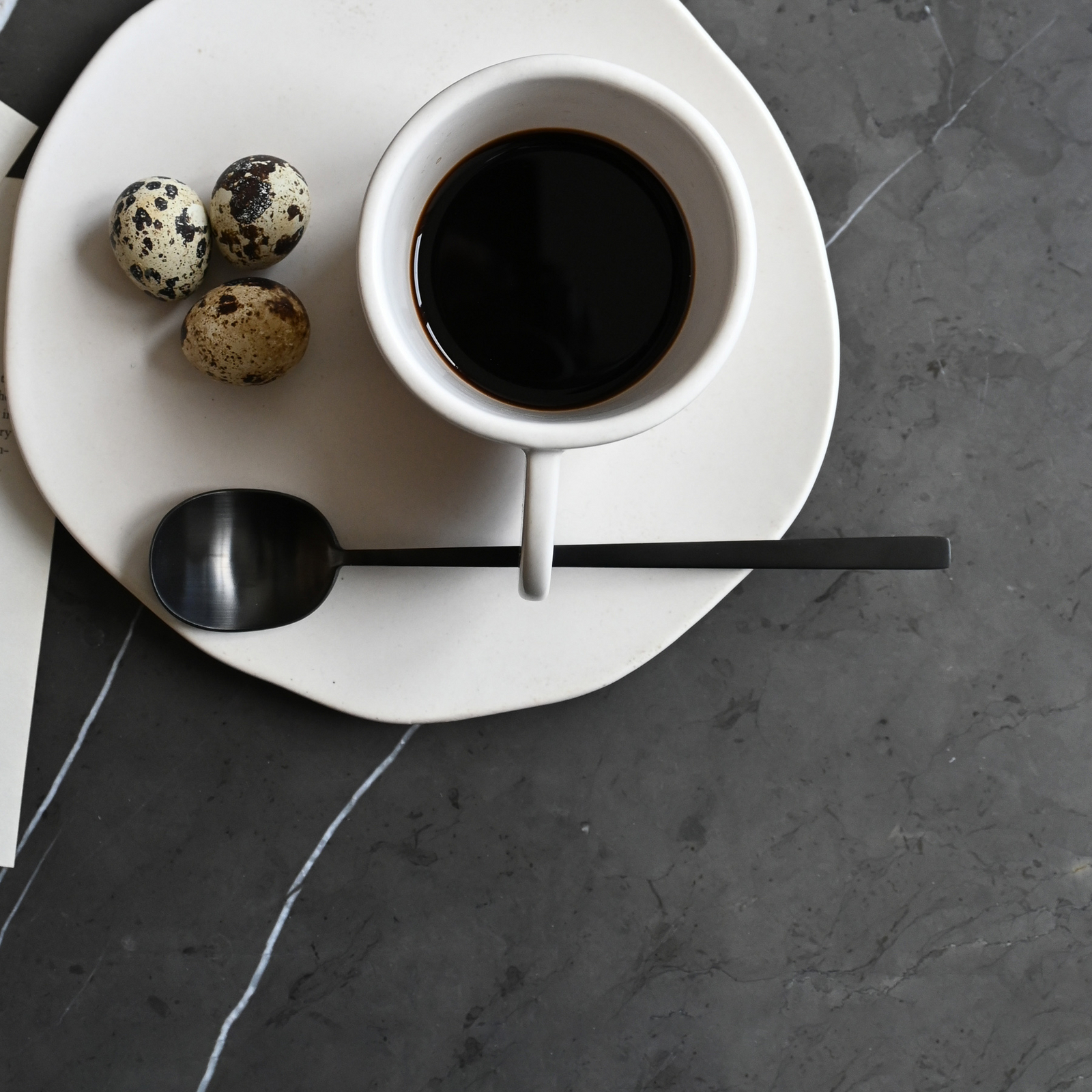 Łyżki Kogei, zestaw 4 sztuk, czarne, wysokość 20 cm – 101 Copenhagen