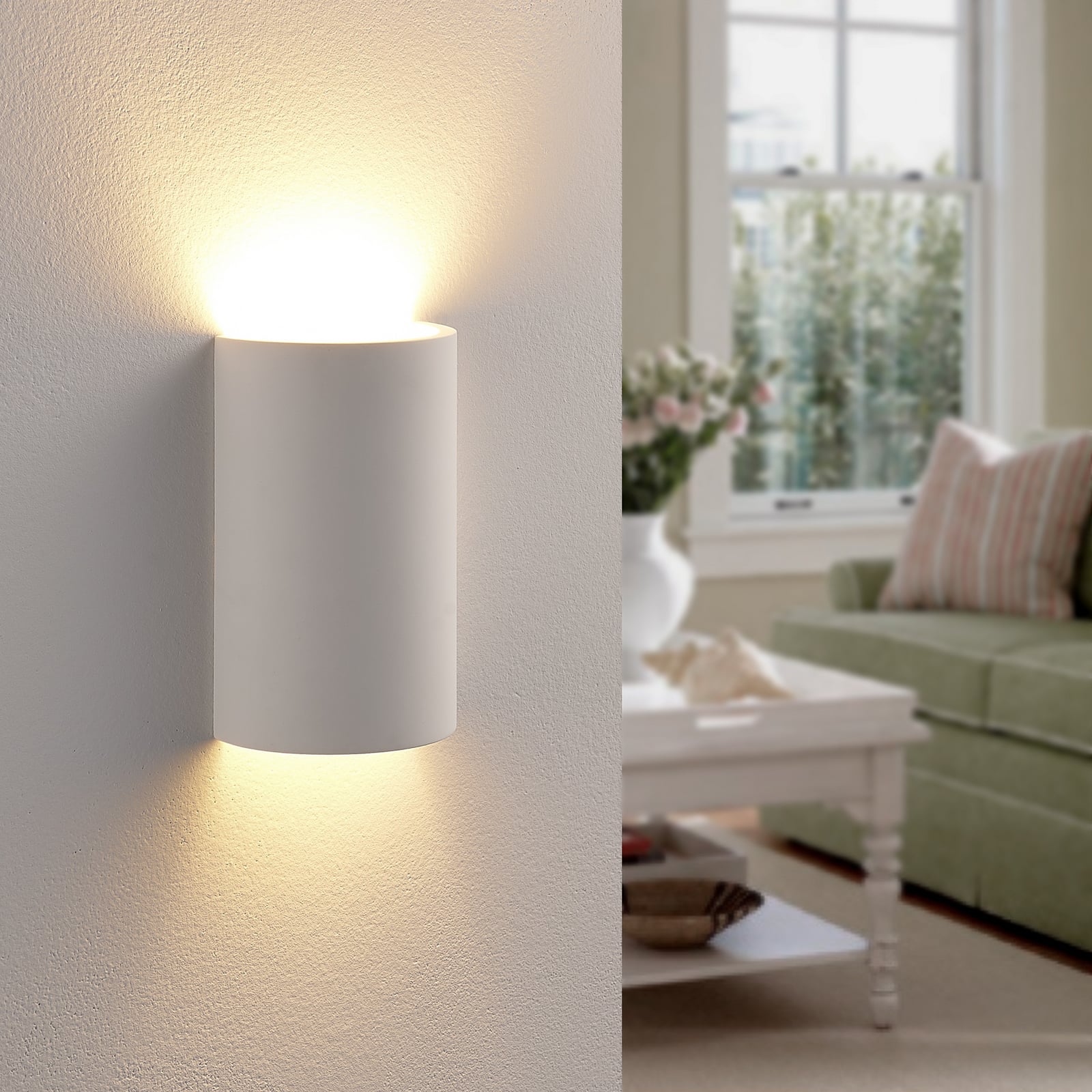 Colja Round Fali Lámpa White - Lindby