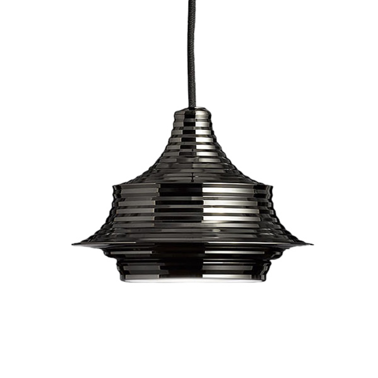 Bover Tibeta 02 - LED pendant light, black chrome