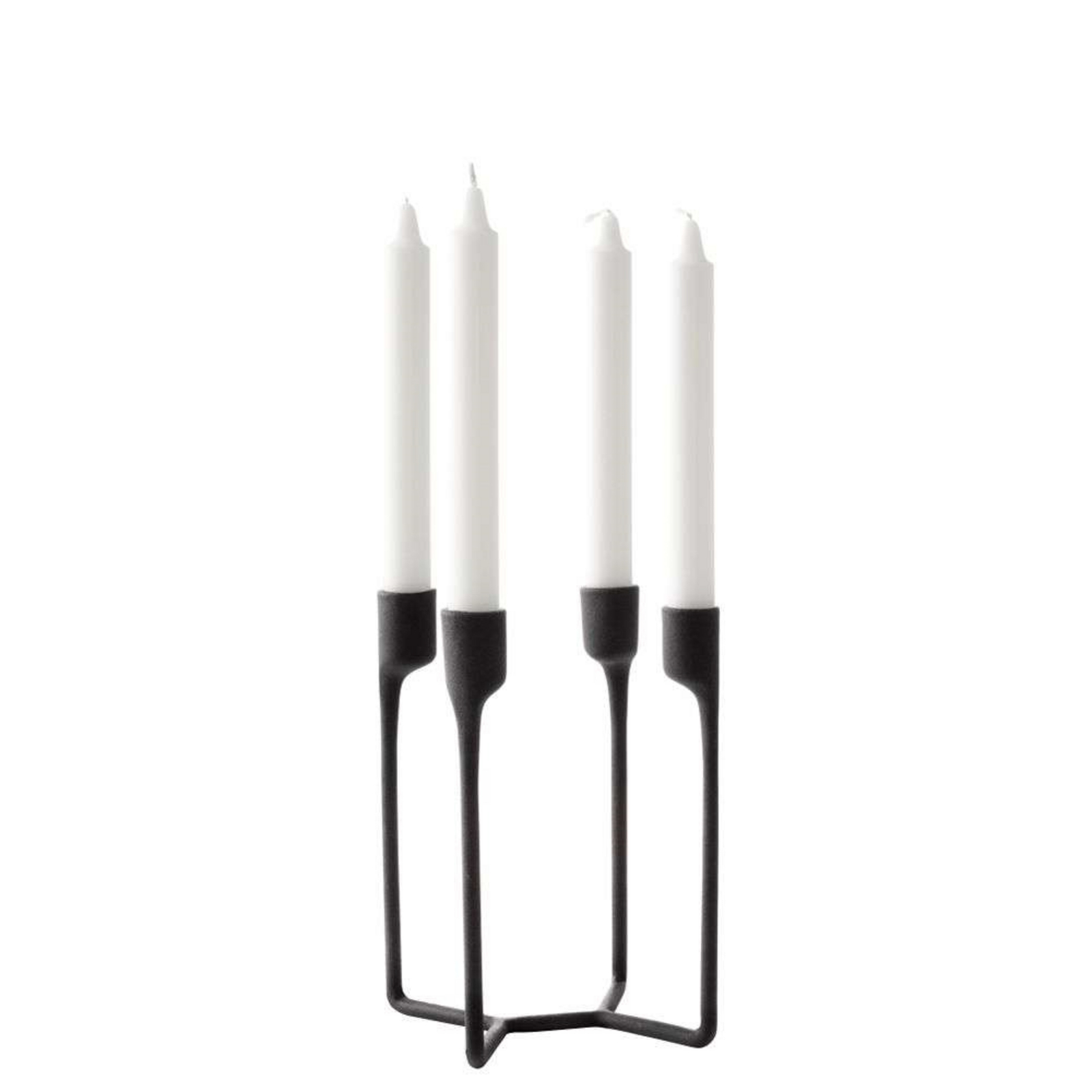 Heima 4-armed Candle Holder Black - Normann Copenhagen