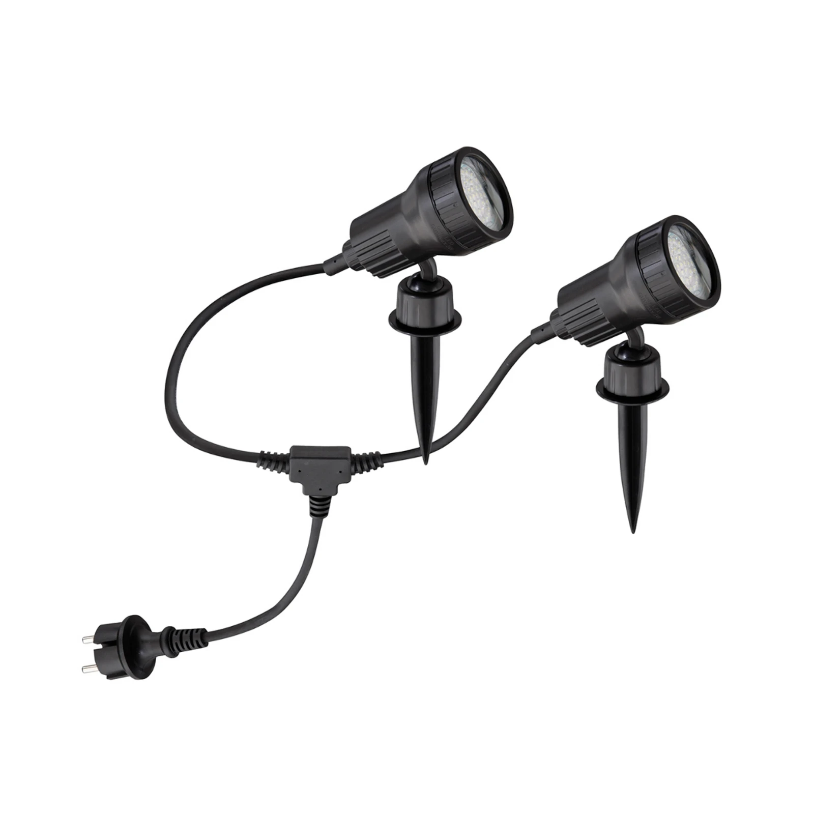 set om 2 - LED-markspettslampa Terra m. färgfilter