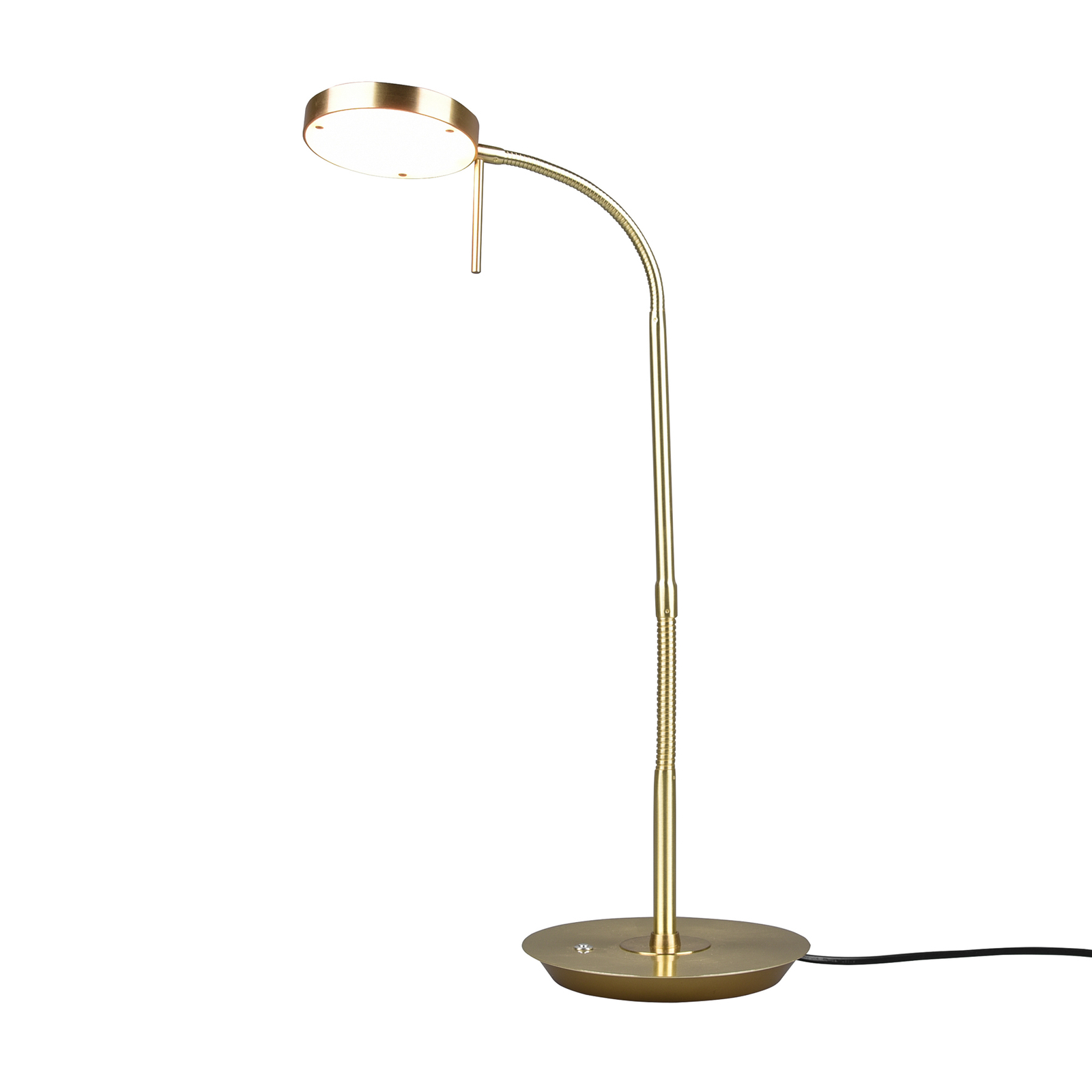 Lindby Sharani stolní lampa LED, CCT, mosaz